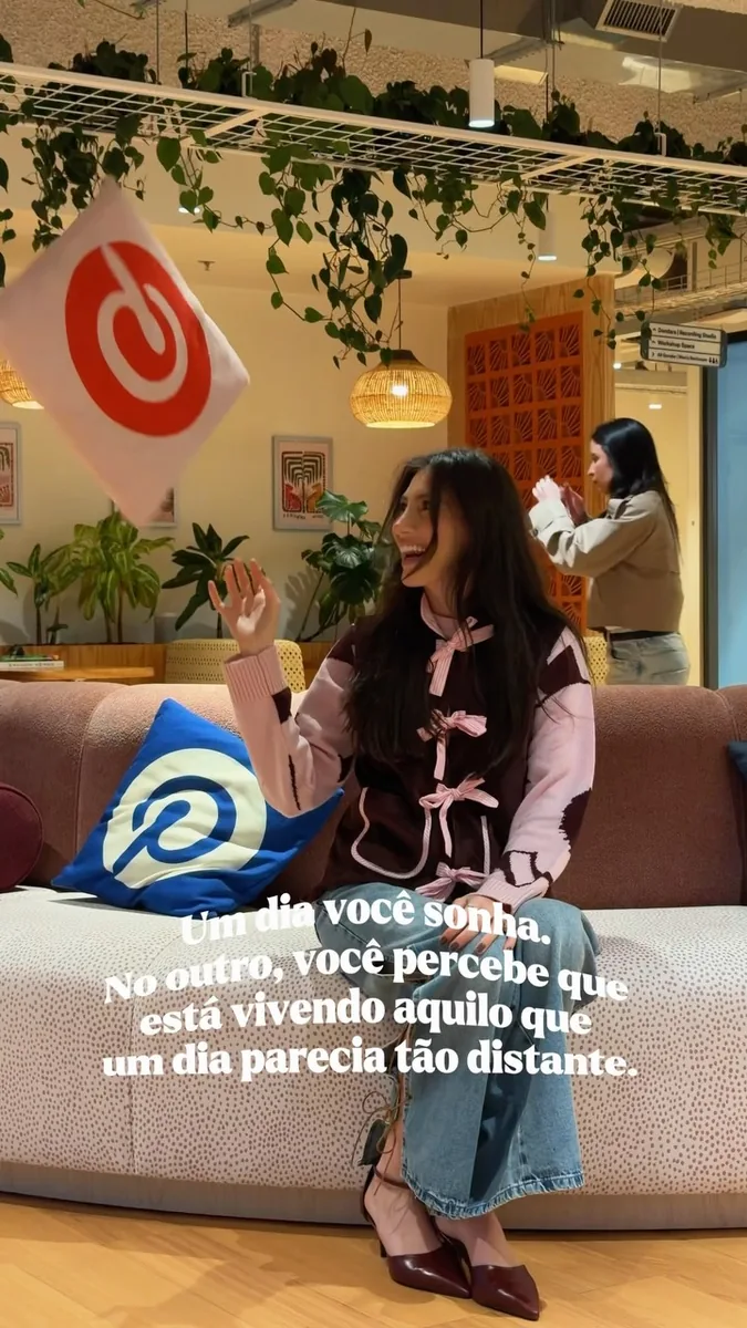 Monique Dias em evento do Pinterest Brasil